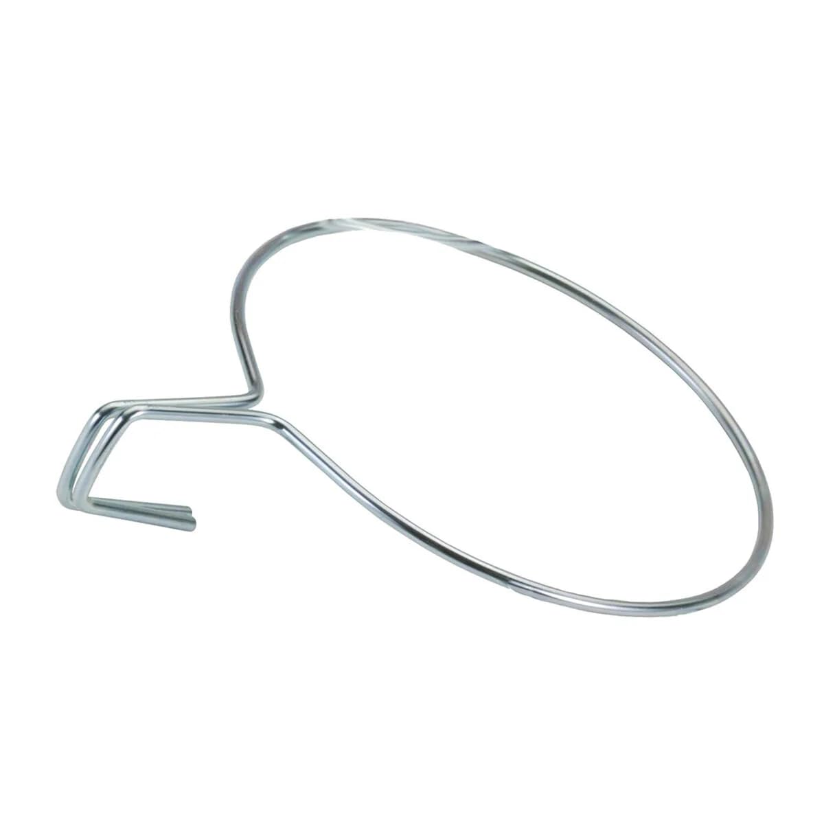 SAUVIC 03110 18 cm Zinc Plated Flower Pot Holder for Wide Balcony - Silver