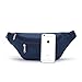 TINYAT Large Fanny Pack Travel Waist Bag Lightweight for Men&Women with Adjustable Strap T206 Blue