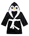 Children Robe Animal Adventure Plush Hooded Terry Bathrobe,Penguin,M(4-6 Year)