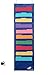 Door Hanging File Folder Organizer + 2 Hangers; Wall or Over Door Mount [Blue]