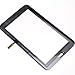 Black Touch Digitizer Screen Replacemen for Samsung Galaxy Tab 3 Lite 7.0 T110 SM-T110 (No Earpiece Hole - Black) + PreInstalled Adhesive with Tools