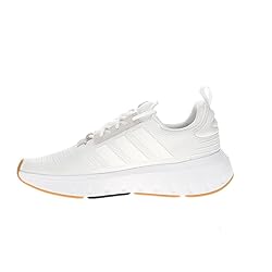 adidas Men's Swift Run Sneaker, White/White/Black, 12