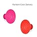 Uarter Makeup Brush Cleaner Fast Brush Cleaning Mat Apple Shape and Portable Silicone Washing Cup, 2 Pack