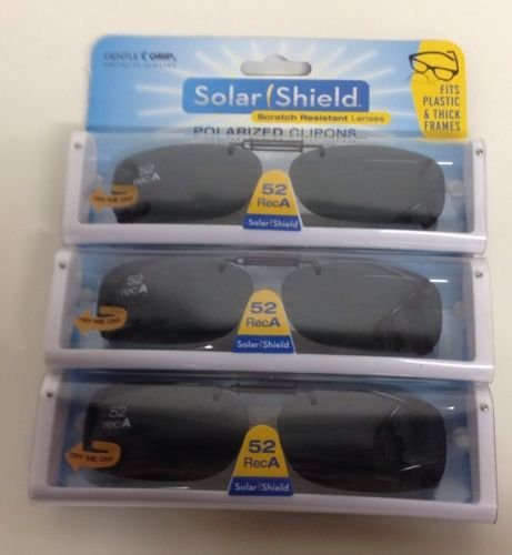 Clip On Sunglasses Size Chart - 3 Solar Shield Clip-on Polarized Sunglasses