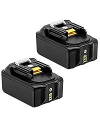 Batería de repuesto BL1860B de 6 Ah para batería Makita de 18 V con indicador LED BL1860, BL1850, BL1840, BL1830, LXT-400, serie 194204-5, batería de herramientas eléctricas inalámbricas