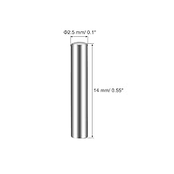 uxcell 2.5 x 14mm(Approx 3/32") Dowel Pin 304