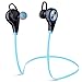 Bluetooth Earphones for Iphone 7 Iphone 7 Plus, Wontechmi Wireless 4.1 Bluetooth Sports Headsets,Premium Sound with Bass, Ergonomic Design, Compatible with iPhone 6s, 6s Plus and Android Blue