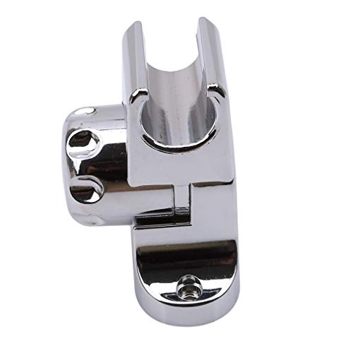 GUAngqi Shower Head Bracket Holder, Adjustable Shower Arm Mount ABS Rotating Bathroom Shower Head Hand Holder Wall Mounted Brackets,Silver