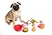 Dog Toy Set Gift Pack Of 10 With Bonus Collapsible Bowl By GloBal Pet: Pet Chew Toys Package For Medium Doggie And Small Puppies, Durable, Non-Toxic, Knot Rope, Squeaky Toys