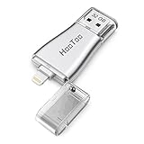 iPhone Flash Drive 32GB USB 3.0 Adapter with Lightning Connector for iPad iPod iOS PC, HooToo External Storage Memory Stick, iPlugmate