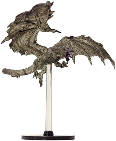 D&D Tyranny of Dragons Single Figure Uncommon Black Shadow Dragon #30