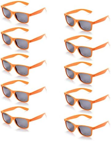 100% UV Protection Wholesale Multi PACK Unisex 80'S Retro Style Promotional Sunglasses