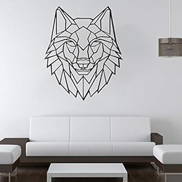 Amazoncom Si Di Ke Cartoon Wolf Wall Sticker Baby Nursery