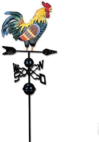 Proglam - Paletas de metal para clima con gallo, adorno de gallo