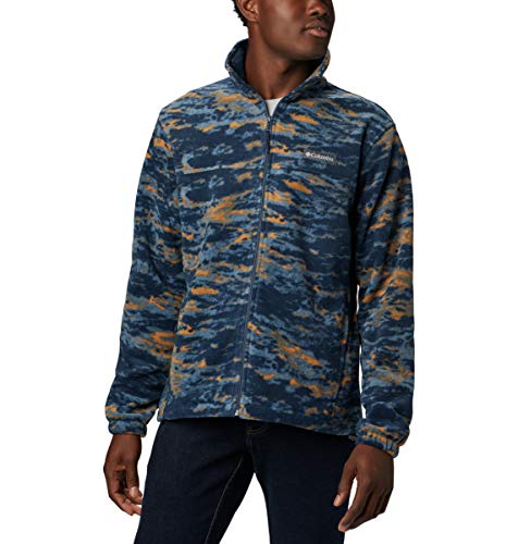 columbia men's steens mountain print fleece jacket