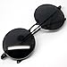 M-Egal Classic Goggles Steampunk Sunglasses Men Retro Round Glasses Black Eyes Wear