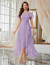BeryLove Prom Dresses for Women Wedding Guest