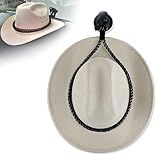 LUKETURE Hat Mounts, Cowboy Hat Holder Rack for