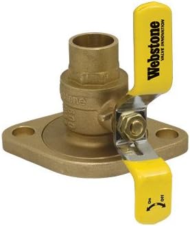 1-1/4 inch Swt Full Port Brass Uni-Flange Isolator Ball Valve With Detachable Rotating Flange