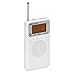 Kaito KA220W Pocket Digital AM/FM Radio with Alarm Clock & Sleep Timer, White