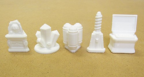 Objective Markers, Terrain Scenery for Tabletop 28mm Miniatures Wargame, 3D Printed and Paintable, EnderToys