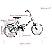 CHENDGE2 20 Inch Men Women 3 Wheel Tricycle, Adult Trike Bicycle with Bell, Brake System and Wire Shopping Basket Graythumb 1