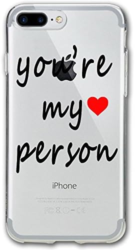 You're My Love Person IPhone 7 Plus Case Texture Pattern Premium Hybrid Protective Clear Case