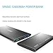 Power Bank, Vinsic 12000mAh Ultra Slim Power Bank, Dual SMART USB Port 5V/2.4A External Mobile Battery Charger Pack for iPhone 6 Plus/6S/6/5S/5/4S, iPad, Samsung Galaxy, Cell Phones, Tablets.