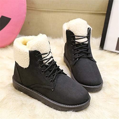 LRWEY Ohio Womens Snow Boots - Snowproof Ladies Winter Shoes, Flock Upper, Durable & Breathable Isotherm Lining & Rubber Outsole - for fit and Comfort Ankle Boots Lace-Up Shoes