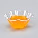 Healthcom 100 Packs 8 OZ Clear Plastic Ice Cream Sundae Bowls Cup s Disposable Dessert Bowls Flower Ice Cream Cup Holder Salad Serving Bowl for Tasting Party Appetizers
