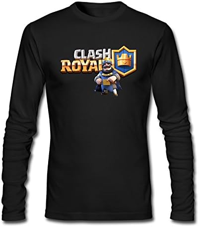 Clash Royale Store118 Long Sleeve Boys' 100% Cotton Clash Royale Tshirt Gifts Good
