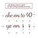 Glittery Rose Gold Cheers to 40 Years Banner for 40th Birthday Wedding Anniversary Party Decorations Supplies | Extra Rose Gold Glittery Circle Dots Garland