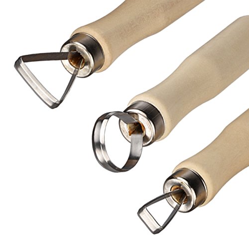 Meuxan Pottery & Clay Large Ribbon Sculpting Tool Kit (Set of 11)