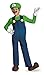 Disguise Boy's Nintendo's Super Mario Brothers Luigi Deluxe Costume, Blue, Large