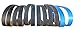 1 in. X 30 in. Premium Silicon Carbide Fine Grit Sanding Belts 220, 400, 600, 800, 1000, 2000 Grit Sharpening Belts 12 Pack Assortment