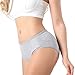 TEERFU 5Pack Womens Brief Soft Underwear Breathable Panties 5Colors X-Large