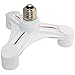 ABI 3 to 1 Light Socket E26 Splitter Base Adapter for LED Bulbs