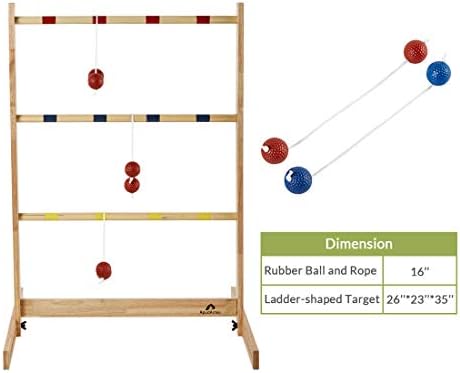 Ladder toss set for family recreation, worth $51.99.