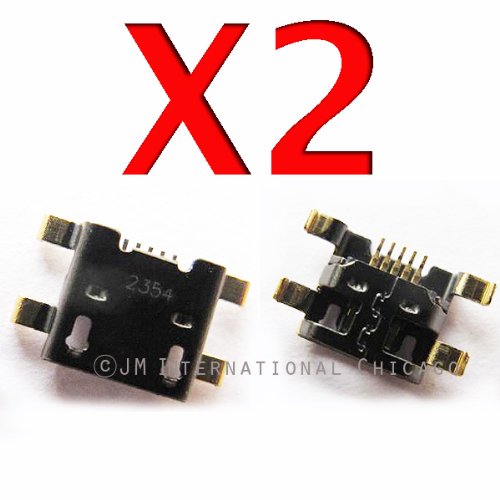 ePartSolution- 2 X HTC EVO 4G LTE PJ75100 Charging Port Dock Connector USB Port Repair Part USA Seller