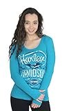 Harley-Davidson Womens Swift Tires Eagle with B&S Flames Long Sleeve (Large)