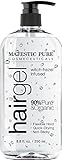 Majestic Pure Styling Hair Gel for Men & Woman with Organic Aloe Vera & Witch Hazel, 8.8 fl oz