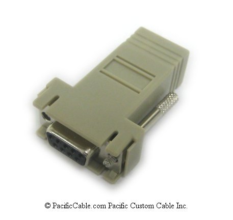 Cisco DB9 Female to RJ45 Female Serial Modular Adapter Terminal - 74-0495-01