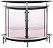 Bar Unit with Acrylic Front Black, Chrome and Smoke