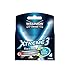 Wilkinson Sword Xtreme3, 4 Count Refill Razor Blades with FREE Loving Color trial size conditioner