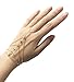 Suyi Pop Celebrity Chain Tassel Crystal Bracelet Slave Finger Ring Hand Harness 6Gold