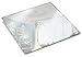 12 Inch Square Mirror Candle Plate 3 mm Thick with Beveled Edge Set of 12