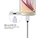 Android Charger Cable, FiveBox 5-Pack 6ft Micro USB Cable Braided Data Sync Fast Charging Cords for Samsung Galaxy S6/S7 Edge, J3 J7, Note 4/5, Tab4, HTC One M8, LG G Stylo G3, LG G3 G4 K20 Plus