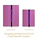 Fintie Pencil Holder with USB Adapter Pocket for Apple Pencil - Premium Vegan Leather Case Sleeve Pouch Compatible with iPad 2018 (6th Gen), iPad Pro 9.7, iPad Pro 10.5, iPad Pro 12.9 Cases, Violet