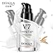 BIOAQUA V7 Toning Light Cream Instant Tone Up Effect 7 Vitamins Complex Moisturizing Refreshing Fine Powder Natural Nourishing Skin 30ml