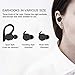 DLW True Wireless Earbuds Bluetooth 5.0 Headphones, Sports in-Ear TWS Stereo Mini Headset w/Mic HiFi Bass IPX7 Waterproof, One Step Instant Pairing Case Noise Cancelling Earphones (Black)